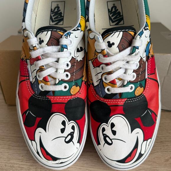 Vans X Disney Mickey Mouse & Friends Era Unisex Sneakers- SZ M 8.5- W 10 main image 8